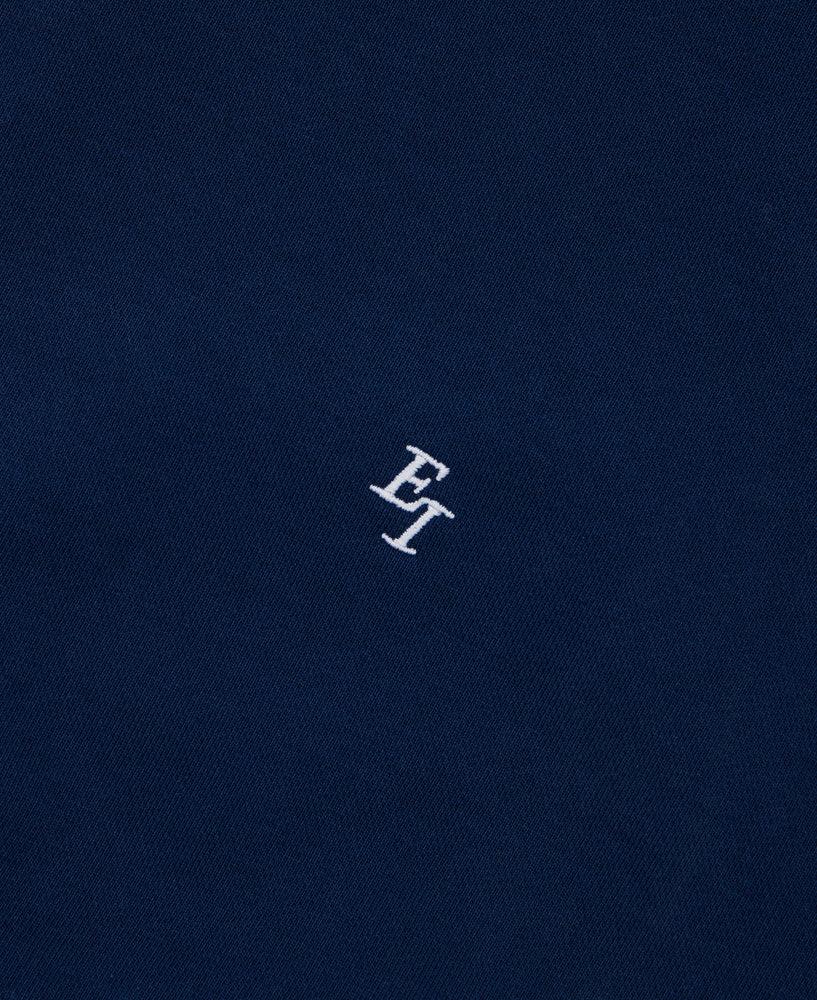 Everest Isles EI Monogram Fleece Cutoff Crewneck - Navy
