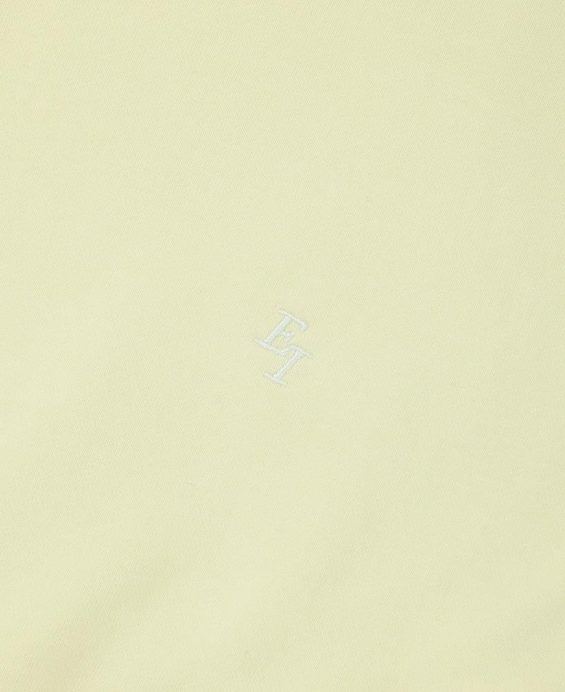 Everest Isles EI Monogram Fleece Cutoff Crewneck - Washed Yellow