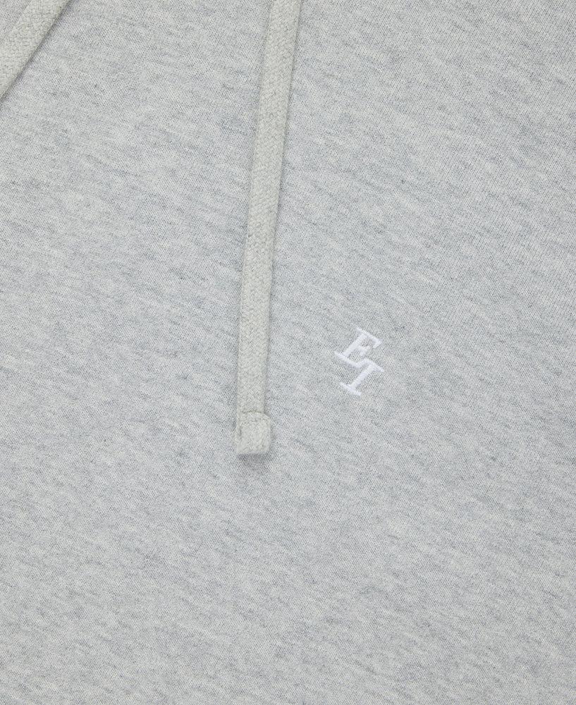 Everest Isles EI Monogram Fleece Hoodie - Heather Grey