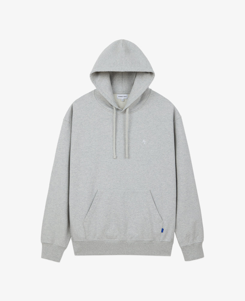 everest isles EI Monogram Fleece Hoodie - Heather Grey