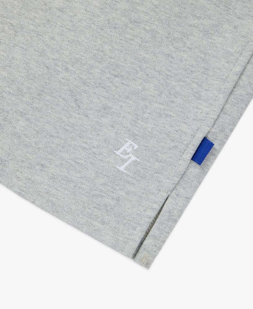 Everest Isles EI Monogram Fleece Soccer Short - Heather Grey