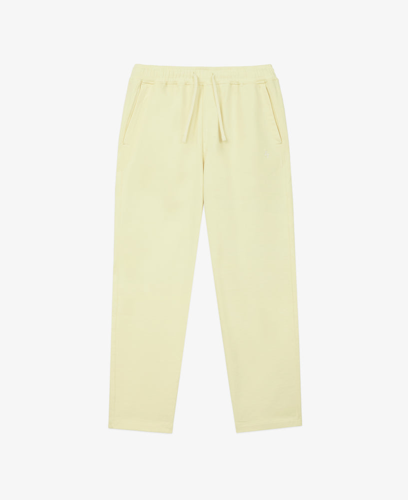 everest isles EI Monogram Fleece Sweatpant - Washed Yellow