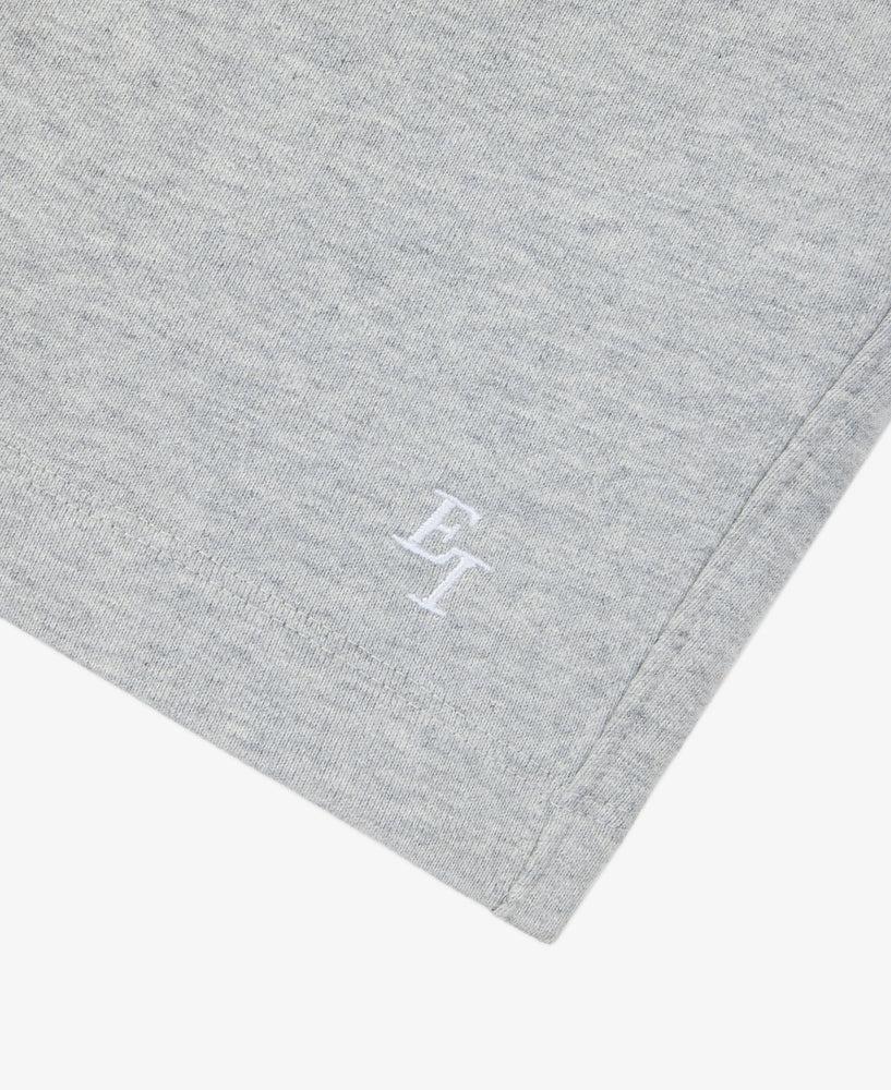 Everest Isles EI Monogram Fleece Sweatshort - Heather Grey