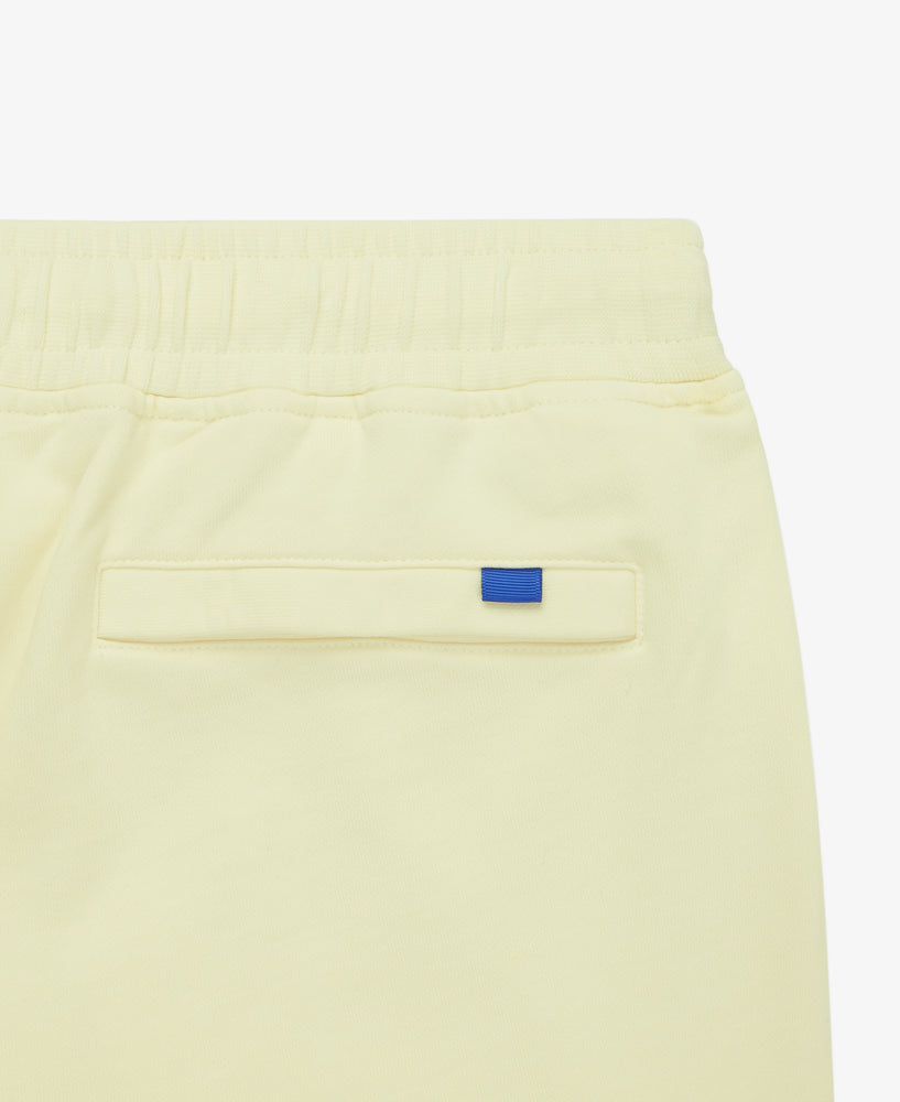 Everest Isles EI Monogram Fleece Sweatshort - Washed Yellow