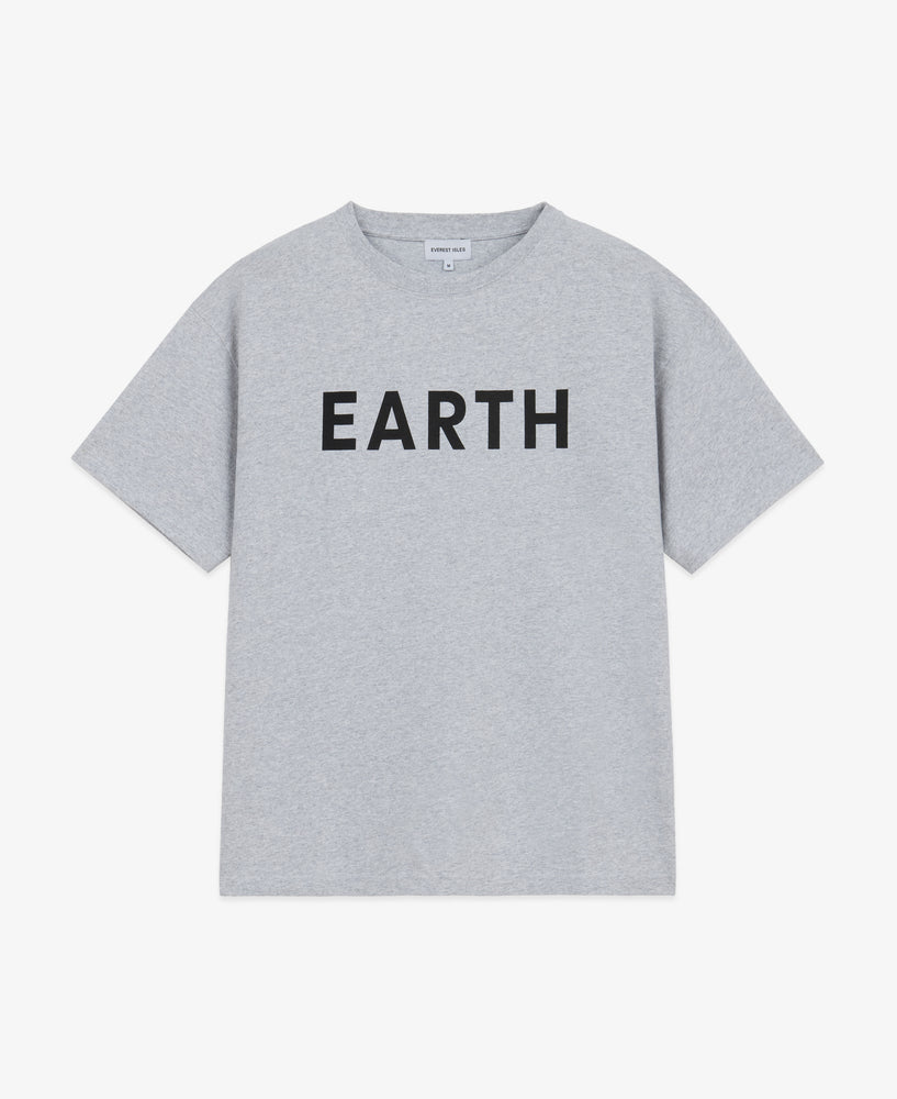 everest isles Earth Graphic Tee - Heather Grey