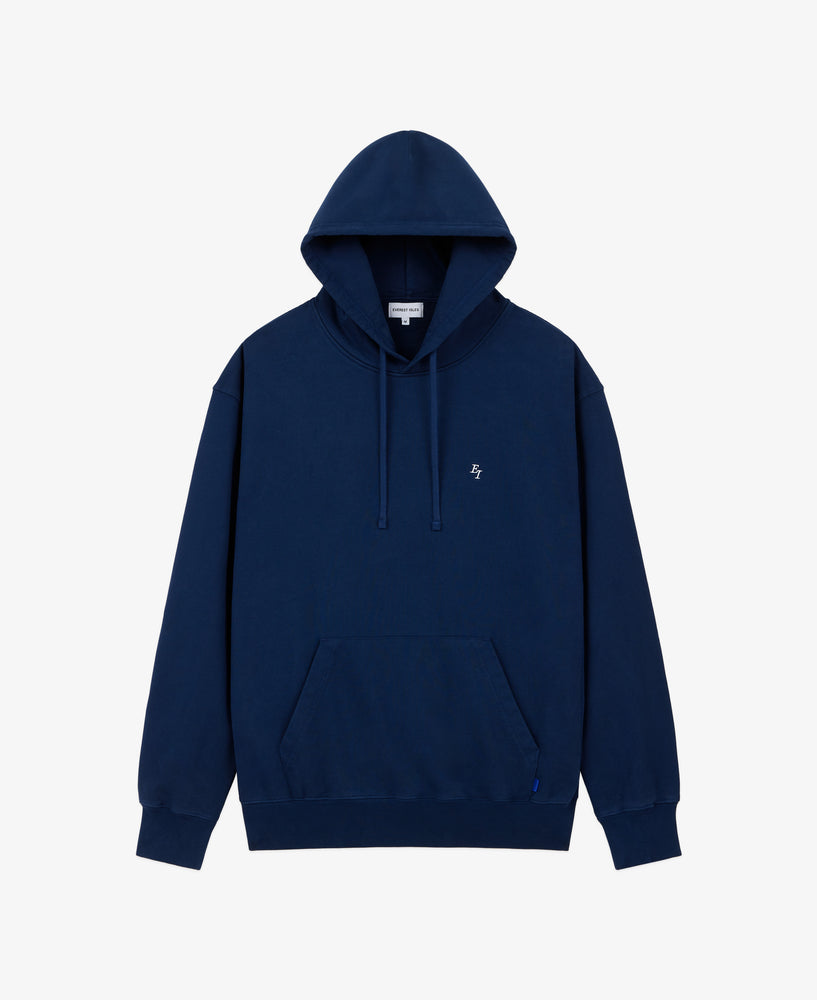 everest isles EI Monogram Fleece Hoodie - Navy