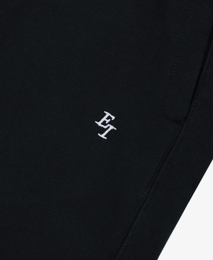 Everest Isles EI Monogram Fleece Sweatpant - Black