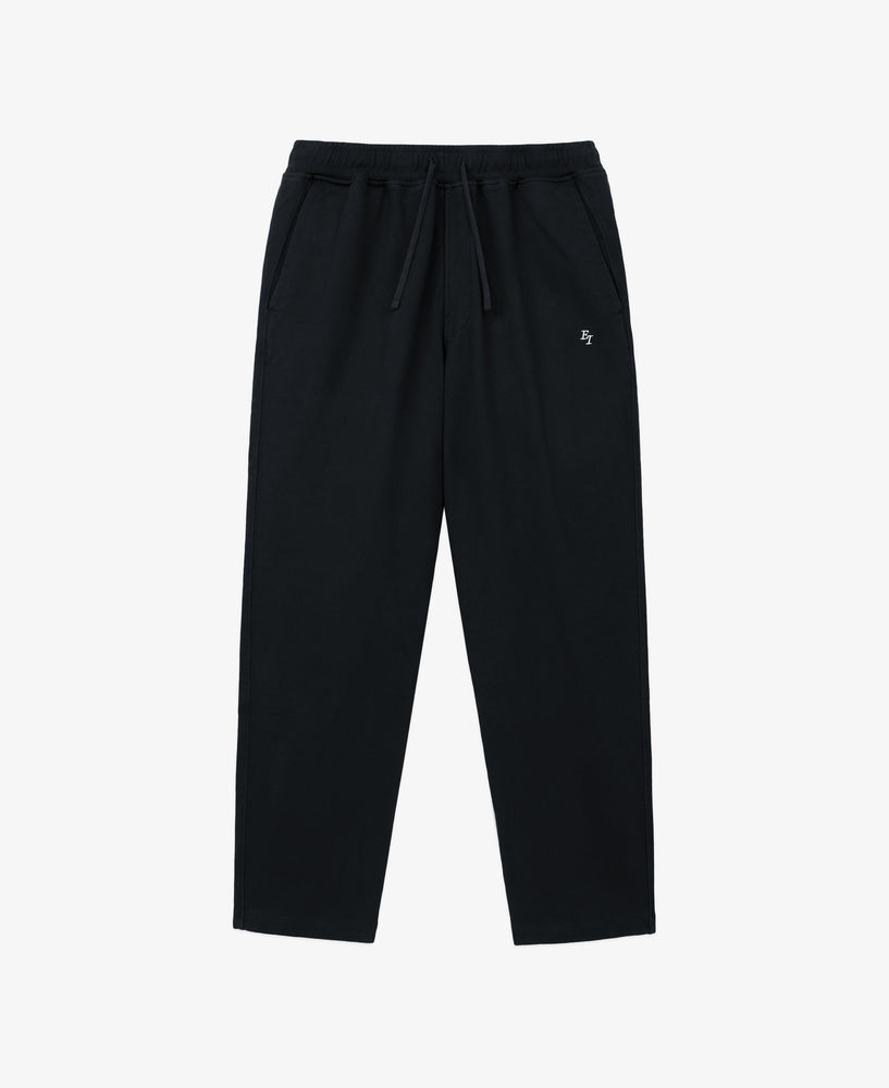 everest isles EI Monogram Fleece Sweatpant - Black