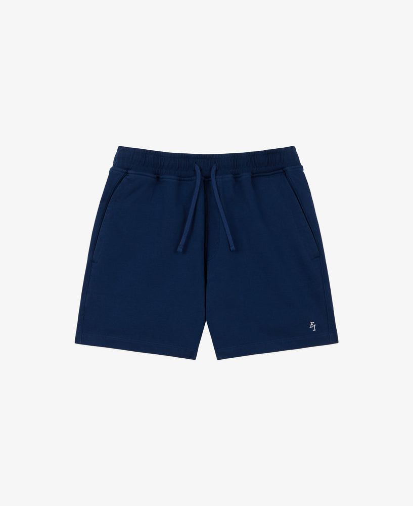 everest isles EI Monogram Fleece Sweatshort - Navy