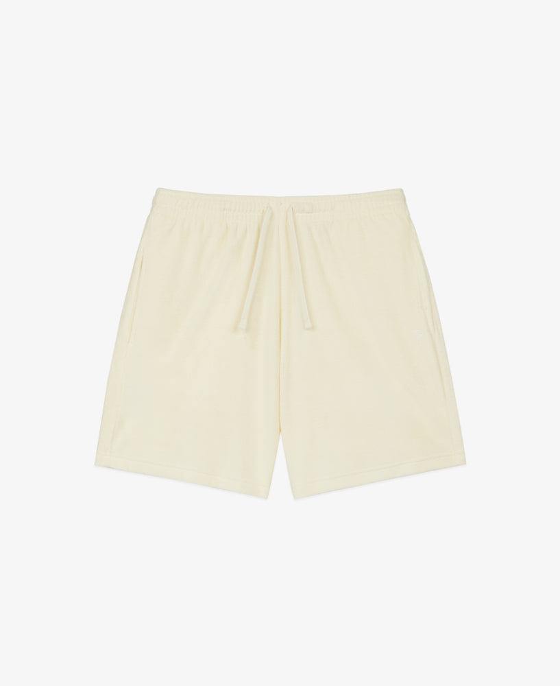 everest isles EI Terry Fleece Short - Cream