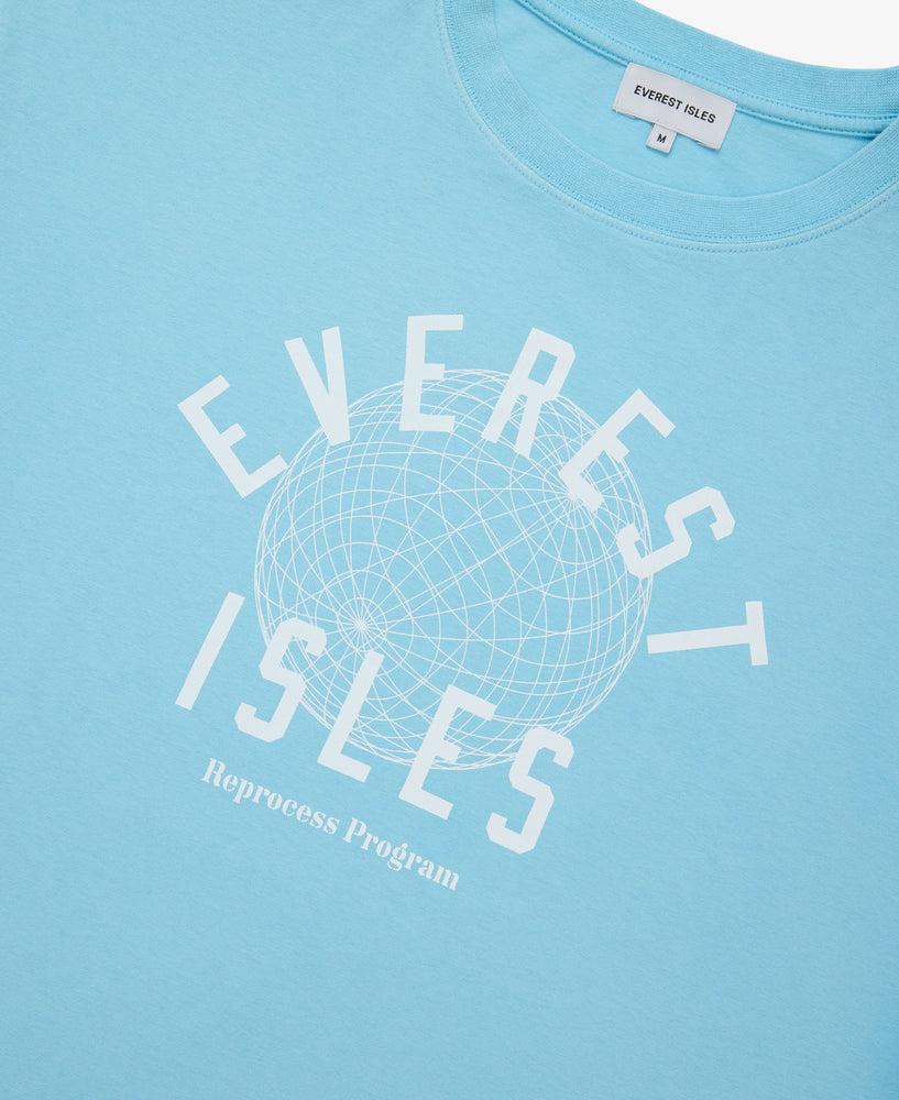 Everest Isles Reprocess Graphic Tee - Baby Blue
