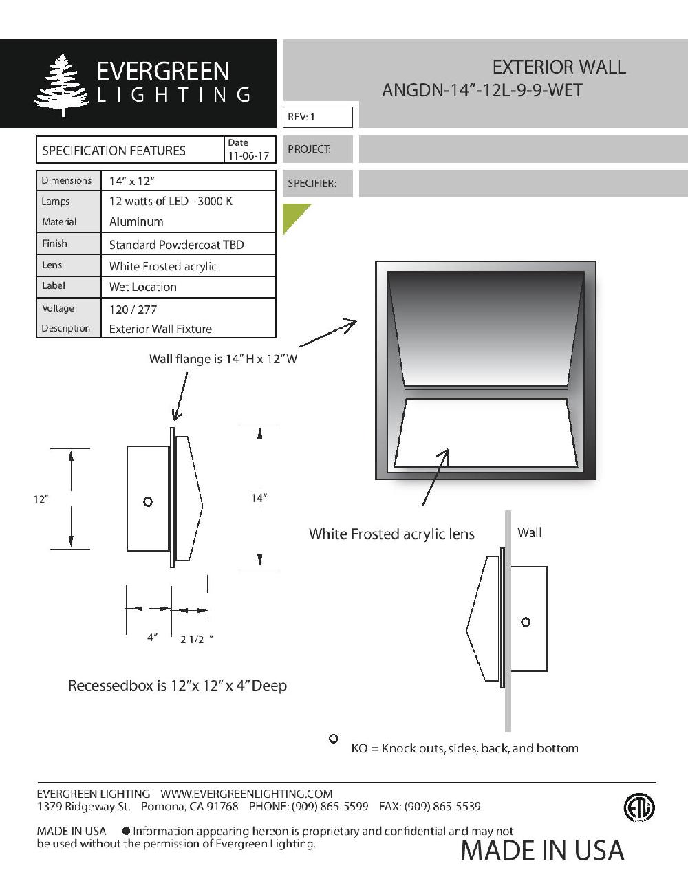 evergreen lights ANGDN-14-12L-99-WET-page-001 Outdoor Custom Wall