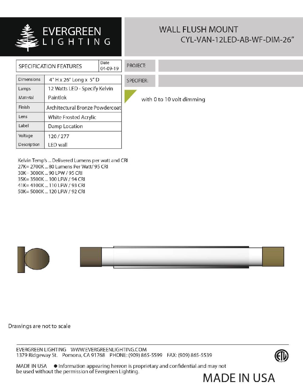 evergreen lights CYL-VAN-12LED-AB-WF-26-60BRZ Int 040919_page-0001 Indoor Indoor Custom Wall