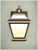 evergreen lights Madrid Arm Outdoor Wall Lantern