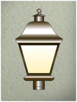 evergreen lights Madrid Post Top Outdoor Post Top