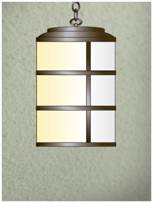 evergreen lights Naples Hanging Outdoor Ceiling