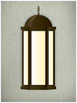 evergreen lights Pompei Wall Outdoor Wall Lantern