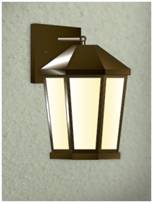 evergreen lights Sicily Arm Outdoor Wall Lantern