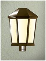 evergreen lights Sicily Post Top Outdoor Post Top