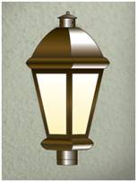 evergreen lights Tuscany Post Top Outdoor Post Top