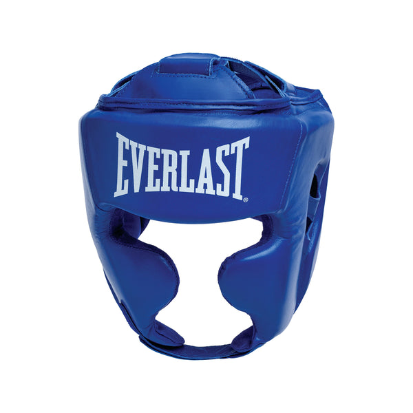 everlast Amateur Competition Headgear With Cheek Blue