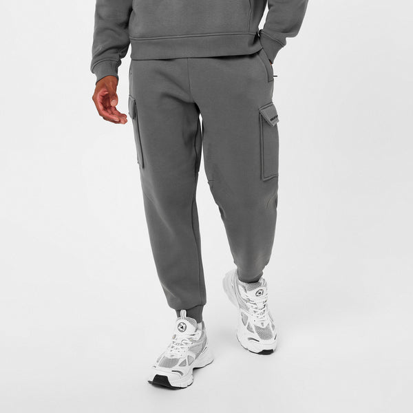 Everlast Boxing Club Cargo Track Pants Castor Grey