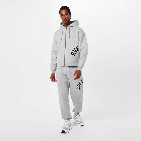 Everlast Boxing Club Collegiate Zip Up Hoodie Grey