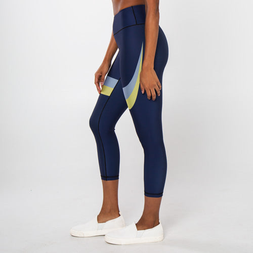 Everlast Cropped Legging - Swoop Navy/Grey