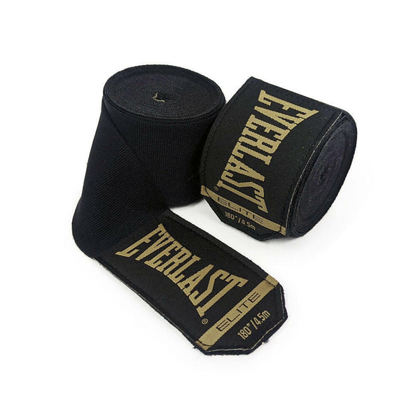 everlast Elite Handwraps Black 180in