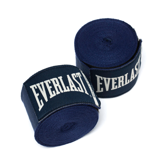 Everlast Elite Handwraps Navy 180in