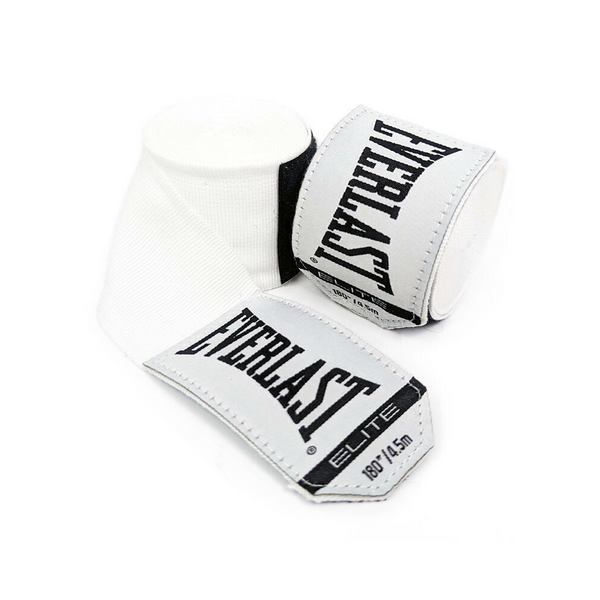 everlast Elite Handwraps White 180in