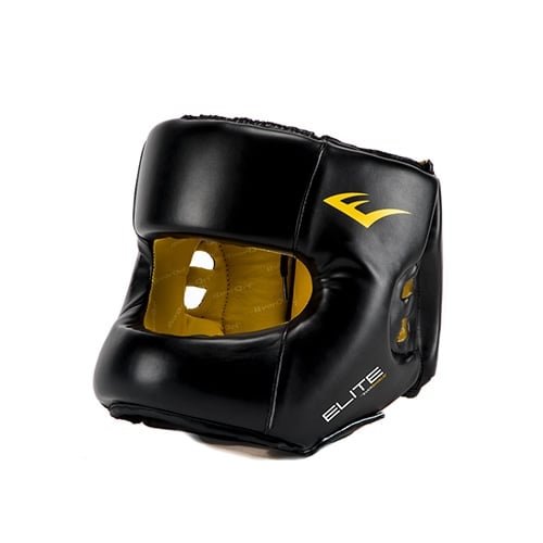 everlast Elite Protective Headgear Black