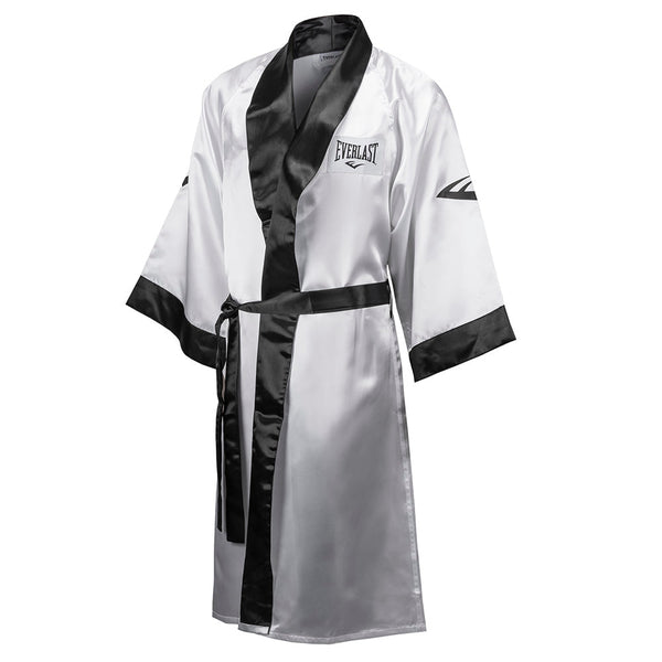 everlast Full Length Boxing Robe White/Black