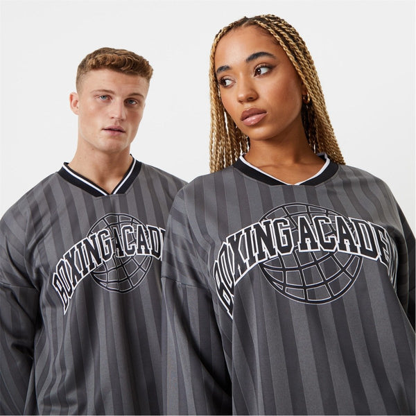 everlast Men's Academy Long Sleeve Shirt Grey