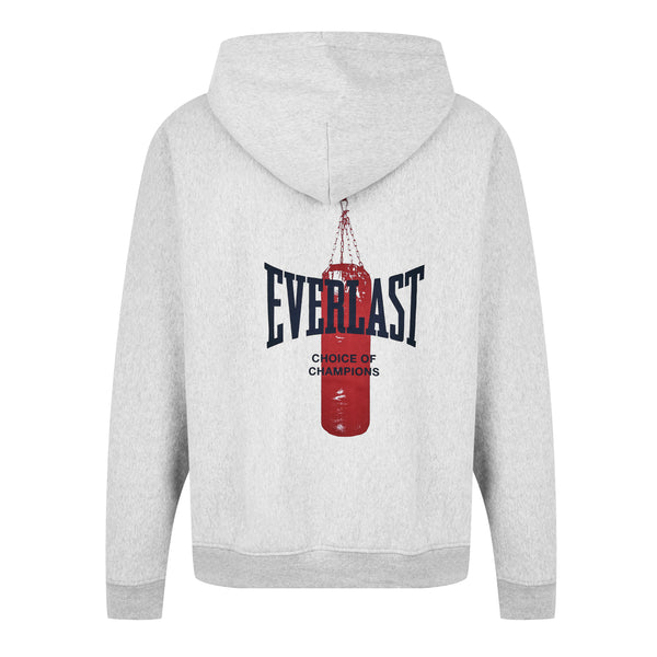 Everlast Men's Boxing Bag Zip Hoodie GRYMARL