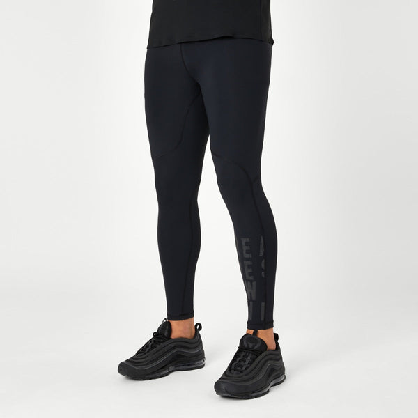 everlast Men's Compression Tights Black
