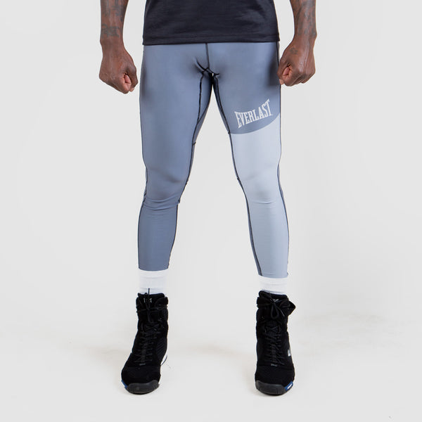 everlast Men's Leggings-Colorblock Grey