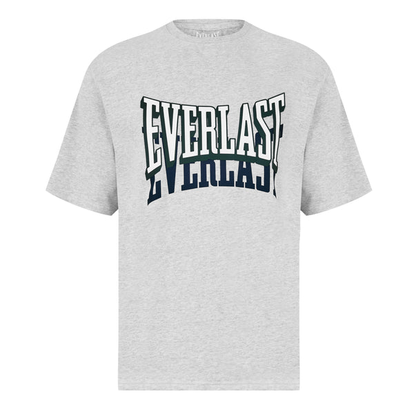 everlast Men's Overlap T Shirt GRYMARL