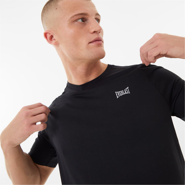 Everlast Men's Poly T-Shirt Black