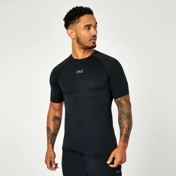 everlast Men's S/S Base Layer Top Black