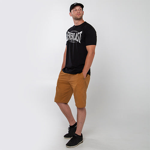 Everlast Mens Authentic Vintage T-Shirt OLIVE/BLK