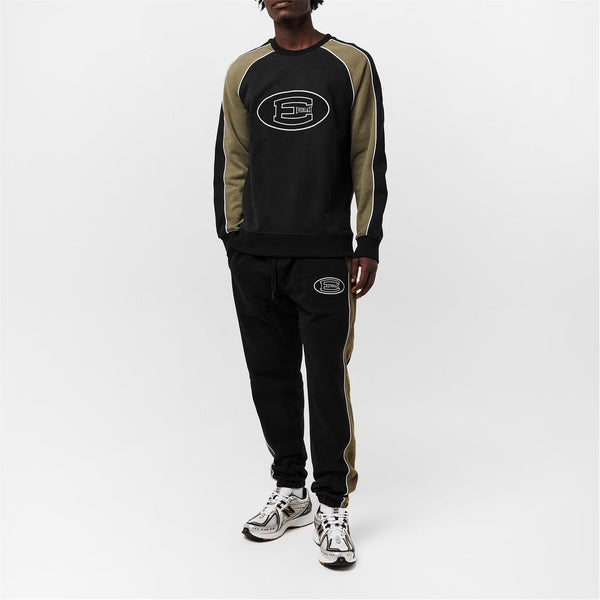 Everlast Mens Cut And Sew Sweathshirt Black