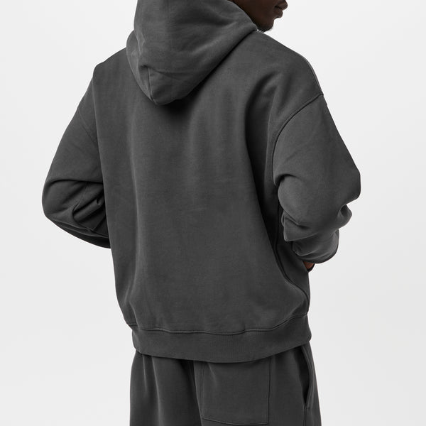 Everlast Mens Strike Graphic Hoodie Shark Grey