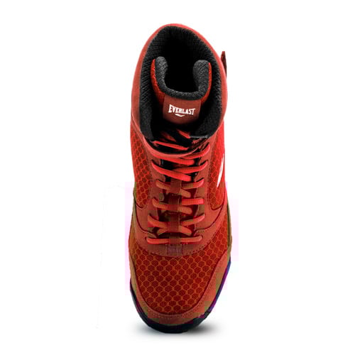 Everlast Pro Elite High Top Boxing Shoe Red