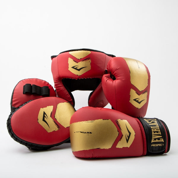 Everlast Prospect 2 Youth Boxing Kit Red/Gold