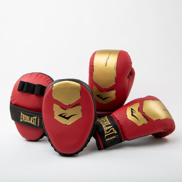 Everlast Prospect 2 Youth Boxing Kit Red/Gold