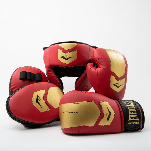 everlast Prospect 2 Youth Boxing Kit Red/Gold
