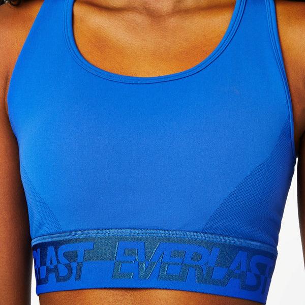 Everlast Seamless Panelled Sports Bra Charcoal