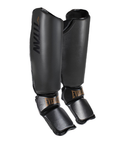 everlast Titan Pro Instep Shin Guards Black