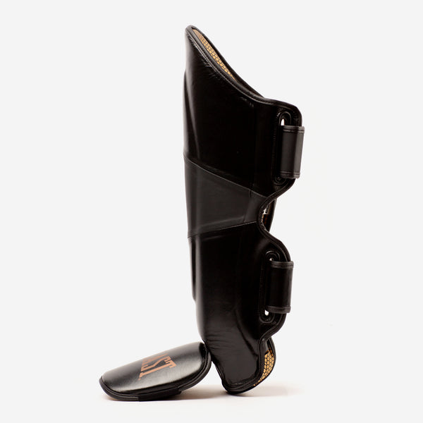 Everlast Titan Pro Striking Shin Guards Black